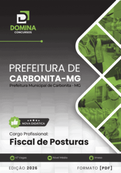 Apostila Fiscal de Posturas Carbonita MG 2026