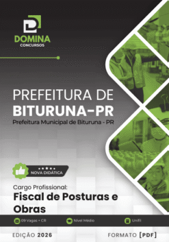 Apostila Fiscal de Posturas e Obras Bituruna PR 2026
