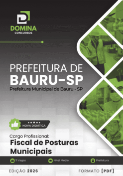 Apostila Fiscal de Posturas Municipais Bauru SP 2026