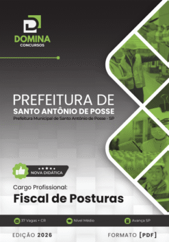 Apostila Fiscal de Posturas Santo Antônio de Posse SP 2026