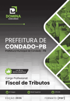 Apostila Fiscal de Tributos Condado PB 2026