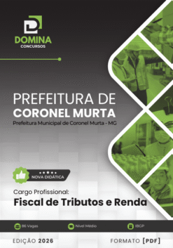 Apostila Fiscal de Tributos e Renda Coronel Murta MG 2026