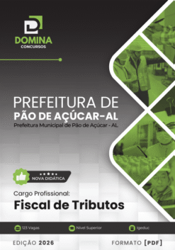 Apostila Fiscal de Tributos Pão de Açúcar AL 2026