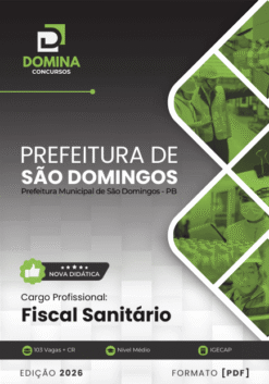 Apostila Fiscal Sanitário São Domingos PB 2026