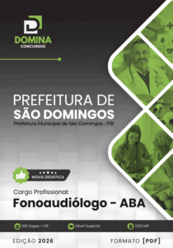 Apostila Fonoaudiólogo São Domingos PB 2026