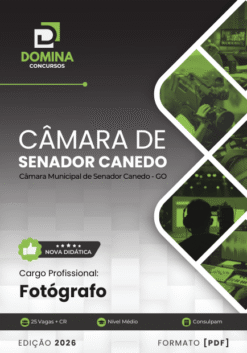 Apostila Fotógrafo Câmara Senador Canedo GO 2026