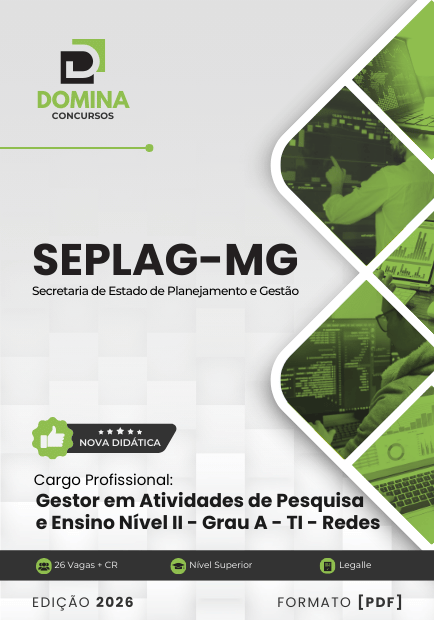 Apostila Gestor Nível II Grau A TI Redes Seplag MG 2026 1 Apostila Gestor Nível II Grau A TI Redes Seplag MG 2026