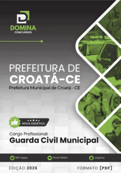 Apostila Guarda Civil Municipal Croatá CE 2026