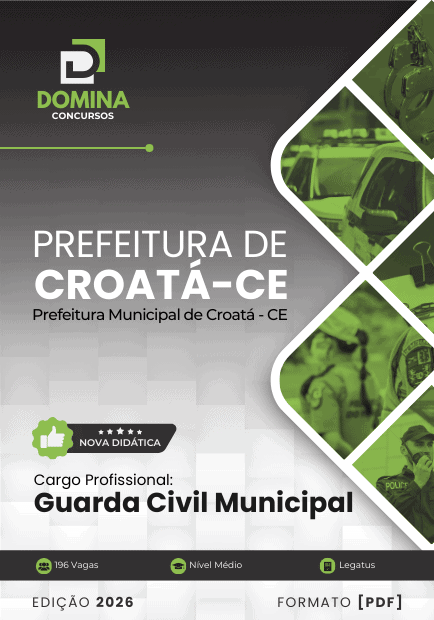 Apostila Guarda Civil Municipal Croatá CE 2026 1 Apostila Guarda Civil Municipal Croatá CE 2026