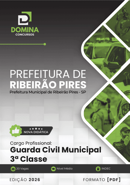 Apostila Guarda Civil Municipal Ribeirão Pires SP 2026 1 Apostila Guarda Civil Municipal Ribeirão Pires SP 2026