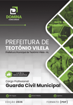 Apostila Guarda Civil Municipal Teotônio Vilela AL 2026