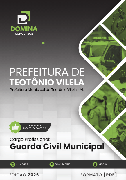Apostila Guarda Civil Municipal Teotônio Vilela AL 2026 1 Apostila Guarda Civil Municipal Teotônio Vilela AL 2026