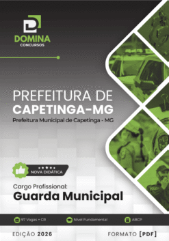 Apostila Guarda Municipal Capetinga MG 2026