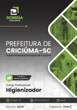 Apostila Higienizador Criciúma SC 2026