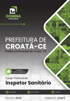 Apostila Inspetor Sanitário Croatá CE 2026