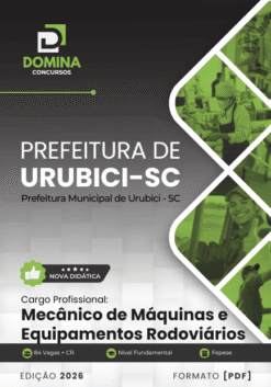 Apostila Mecânico de Máquinas e Equipamentos Rodoviários Urubici SC 2026