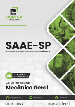 Apostila Mecânico Geral SAAE Indaiatuba SP 2026