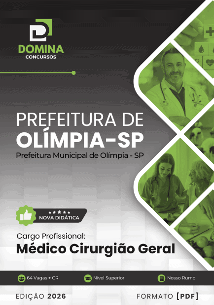 Apostila Médico Cirurgião Geral Olímpia SP 2026 1 Apostila Médico Cirurgião Geral Olímpia SP 2026