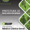 Apostila Médico Clínico Geral Bela Vista de Minas MG 2026
