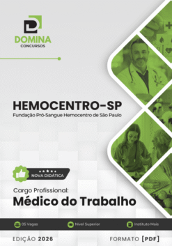 Apostila Médico do Trabalho HEMOCENTRO SP 2026