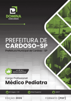 Apostila Médico Pediatra Cardoso SP 2026