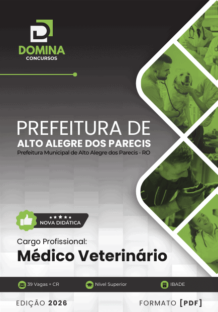 Apostila Médico Veterinário Alto Alegre dos Parecis RO 2026 1 Apostila Médico Veterinário Alto Alegre dos Parecis RO 2026
