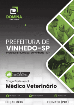 Apostila Médico Veterinário Vinhedo SP 2026