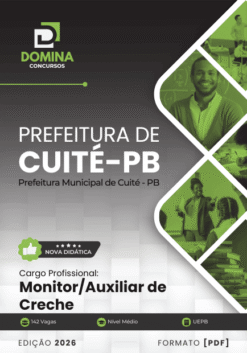 Apostila Monitor Auxiliar de Creche Cuité PB 2026