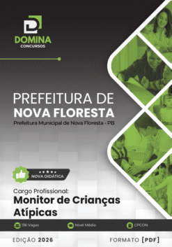 Apostila Monitor de Crianças Atípicas Nova Floresta PB 2026