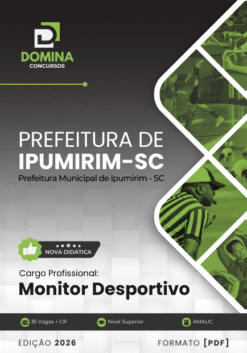 Apostila Monitor Desportivo Ipumirim SC 2026