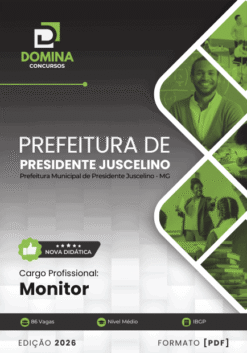 Apostila Monitor Presidente Juscelino MG 2026