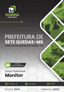 Apostila Monitor Sete Quedas MS 2026