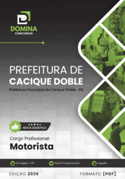 Apostila Motorista Cacique Doble RS 2026