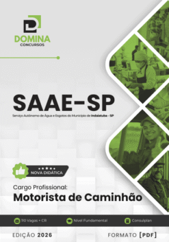 Apostila Motorista de Caminhão SAAE Indaiatuba SP 2026