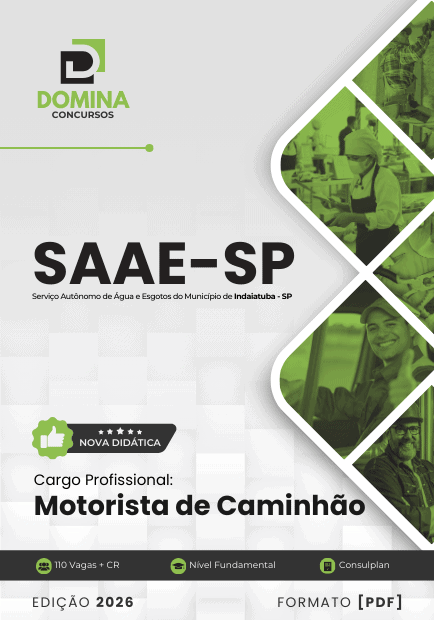 Apostila Motorista de Caminhão SAAE Indaiatuba SP 2026 1 Apostila Motorista de Caminhão SAAE Indaiatuba SP 2026
