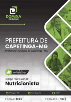 Apostila Nutricionista Capetinga MG 2026
