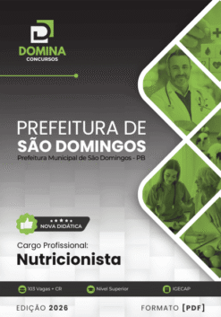 Apostila Nutricionista São Domingos PB 2026