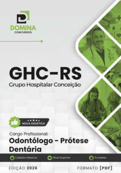 Apostila Odontólogo Prótese Dentária GHC RS 2026