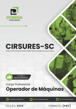 Apostila Operador de Máquinas CIRSURES SC 2026