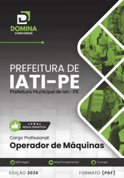 Apostila Operador de Máquinas Iati PE 2026