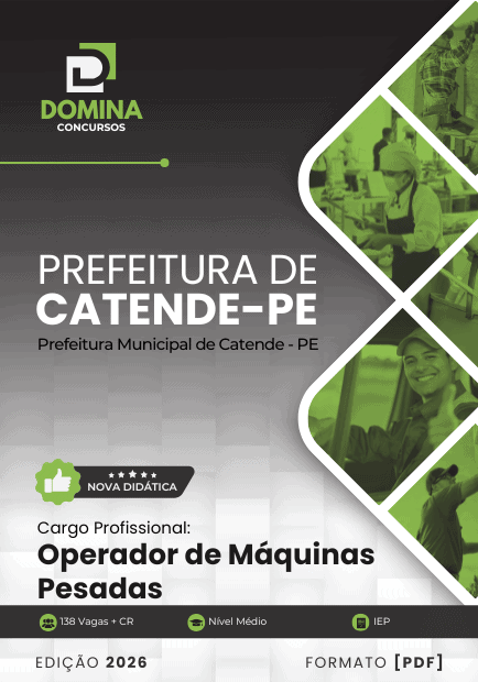 Apostila Operador de Máquinas Pesadas Catende PE 2026 1 Apostila Operador de Máquinas Pesadas Catende PE 2026
