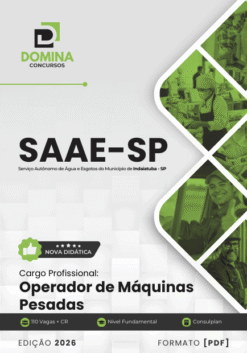 Apostila Operador de Máquinas Pesadas SAAE Indaiatuba SP 2026