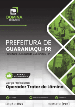 Apostila Operador de Trator de Lâmina Guaraniaçu PR 2026