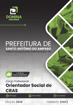 Apostila Orientador Social do CRAS Santo Antônio do Amparo MG 2026