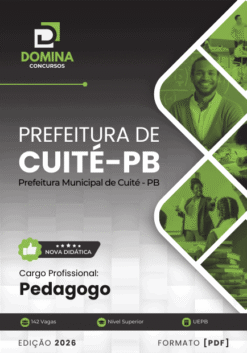 Apostila Pedagogo Cuité PB 2026