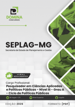 Apostila Pesquisador III Ciclo Políticas Públicas Seplag MG 2026