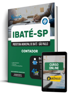 Apostila Prefeitura de Ibaté - SP 2026 - Contador