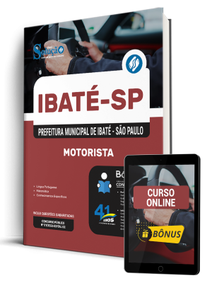 Apostila Prefeitura de Ibaté - SP 2026 - Motorista 1 Apostila Prefeitura de Ibaté - SP 2026 - Motorista