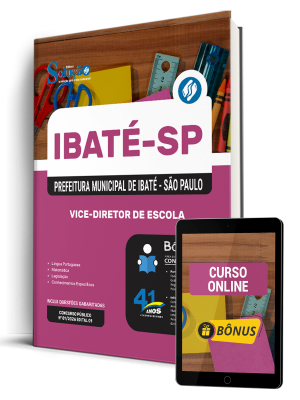 Apostila Prefeitura de Ibaté - SP 2026 - Vice-Diretor de Escola 1 Apostila Prefeitura de Ibaté - SP 2026 - Vice-Diretor de Escola