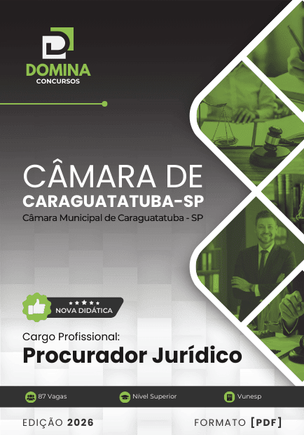 Apostila Procurador Jurídico Câmara Caraguatatuba SP 2026 1 Apostila Procurador Jurídico Câmara Caraguatatuba SP 2026